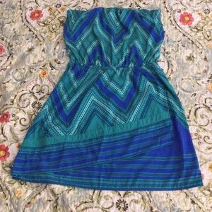 EXPRESS STRAPLESS DRESS 👗